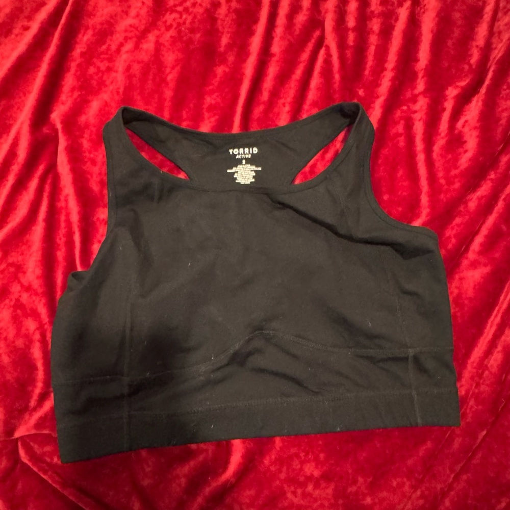 Torrid Active Black Sports Bra